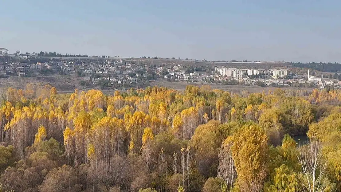 8 bin yıllık Hevsel Bahçeleri'nde renk cümbüşü dron ile görüntülendi