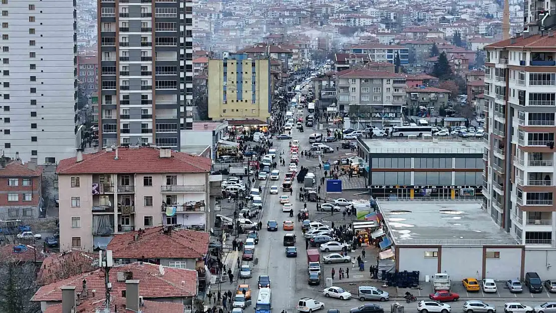 Ankara'daki Suriyeli vatandaşların coşkusu havadan görüntülendi