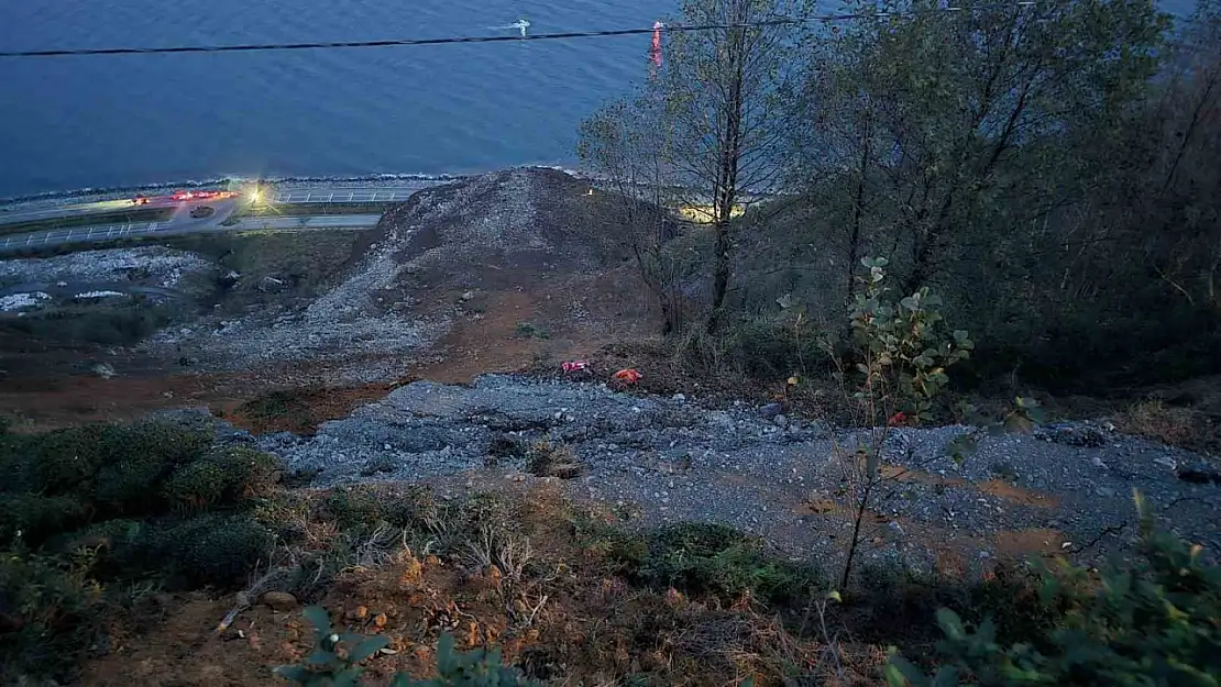 Arhavi'deki heyelanın boyutu gün ağarınca ortaya çıktı