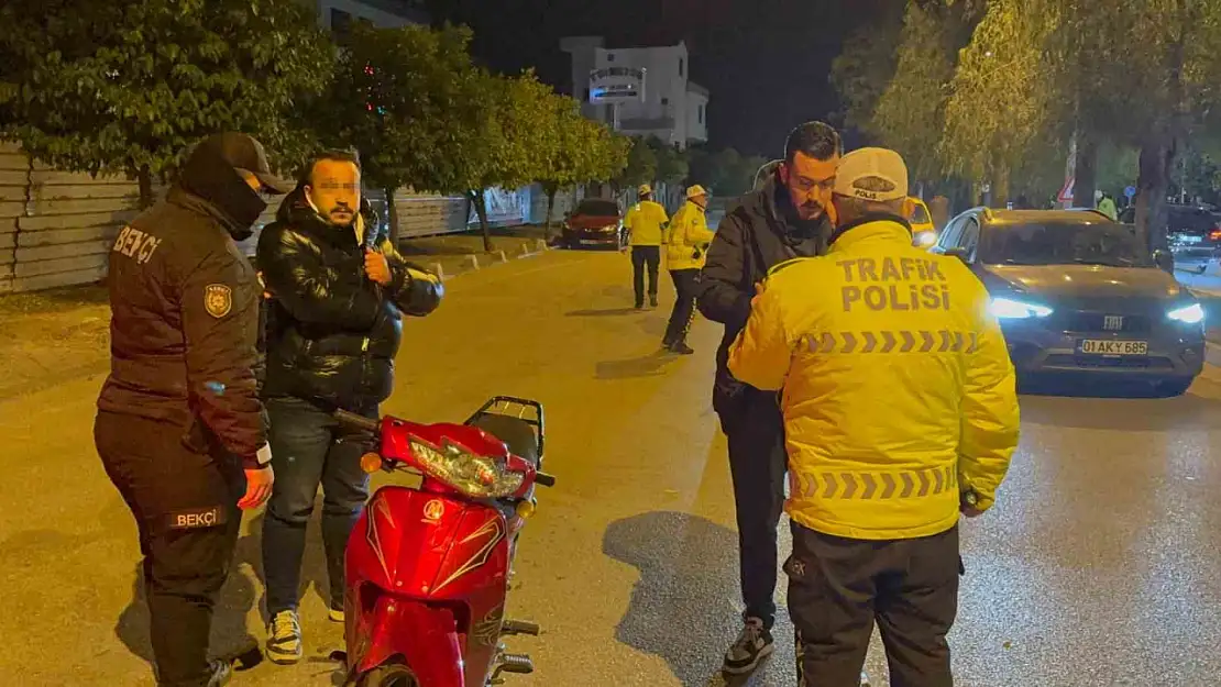 Plakasız motosikletle uygulamaya girip bekçiye 'Ben hasım sahibiyim, ölürsem mezarıma sen mi geleceksin' dedi