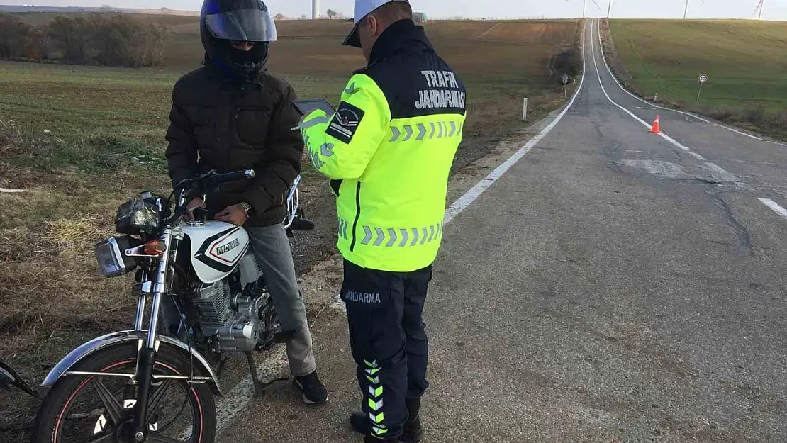 Tekirdağ'da kurallara uymayan motosikletlilere ceza yağdı